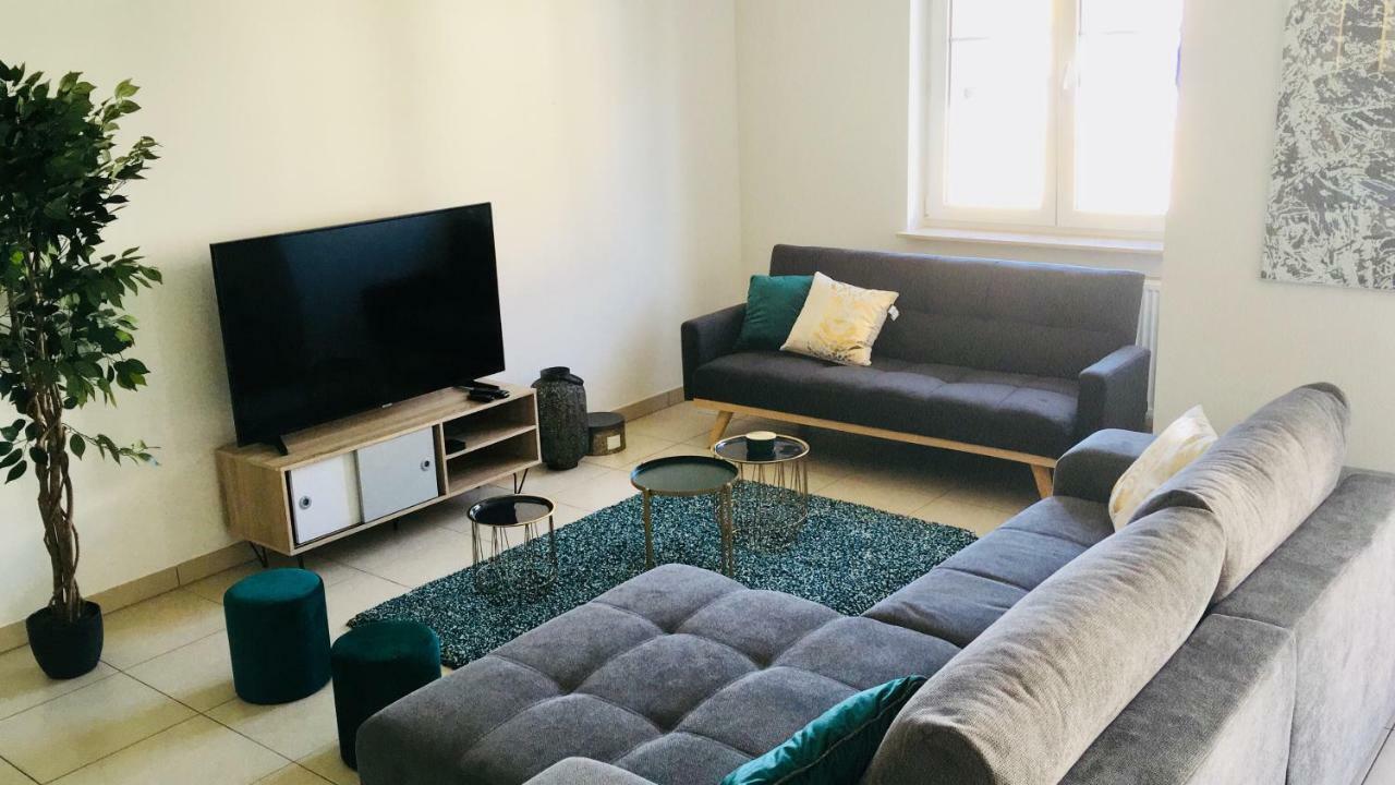 Art Deco 100M2 Flat 2 Min Walking From Train Station In City Center, Free Parking And Terrace - 2B Luxembourg Ngoại thất bức ảnh